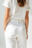 Studio Amala Ivory Whisper White Linen Trouser