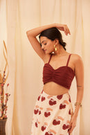 The Conscious Closet Congo Brown Gusty Mindful Bralette