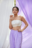 The Conscious Closet Cold Purple Lavender Ash Women Trousers