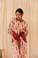 The Conscious Closet Smokey Pink Hopeful Birdie Long Dress