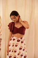 The Conscious Closet Congo Brown Gusty Mindful Women Skirt