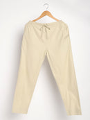 Livbio Organic Cotton & Natural Dyed Womens Henna Green Color Slim Fit Pants