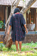 AASTEY-BLACK JAMDANI JACKET