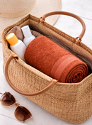 Bamboo Bath Towel – Ultra Soft, Quick Dry & Eco-Friendly Luxury Care | Rust