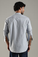 Islands of Loom Organic Cotton Men's Sky Blue Tide Shirt