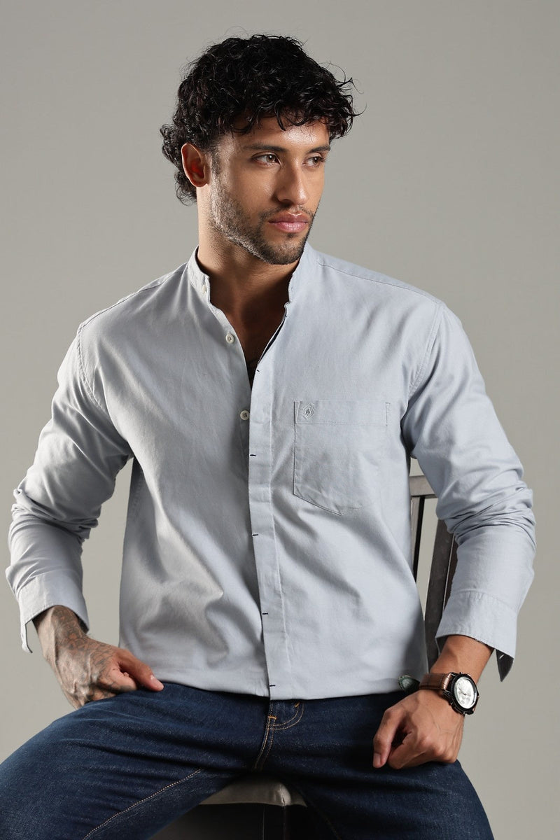 Islands of Loom Organic Cotton Men's Sky Blue Tide Shirt