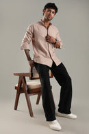 Islands of Loom Organic Cotton Men's Beige Terrene Shirt