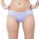 Organic Everyday Undies Lavender Checks(Bikini) (3pc)
