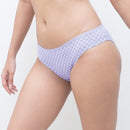 Organic Everyday Undies Lavender Checks(Bikini) (3pc)