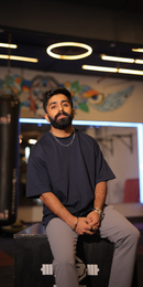 Solid Oversized Men T-shirt in Navy Blue