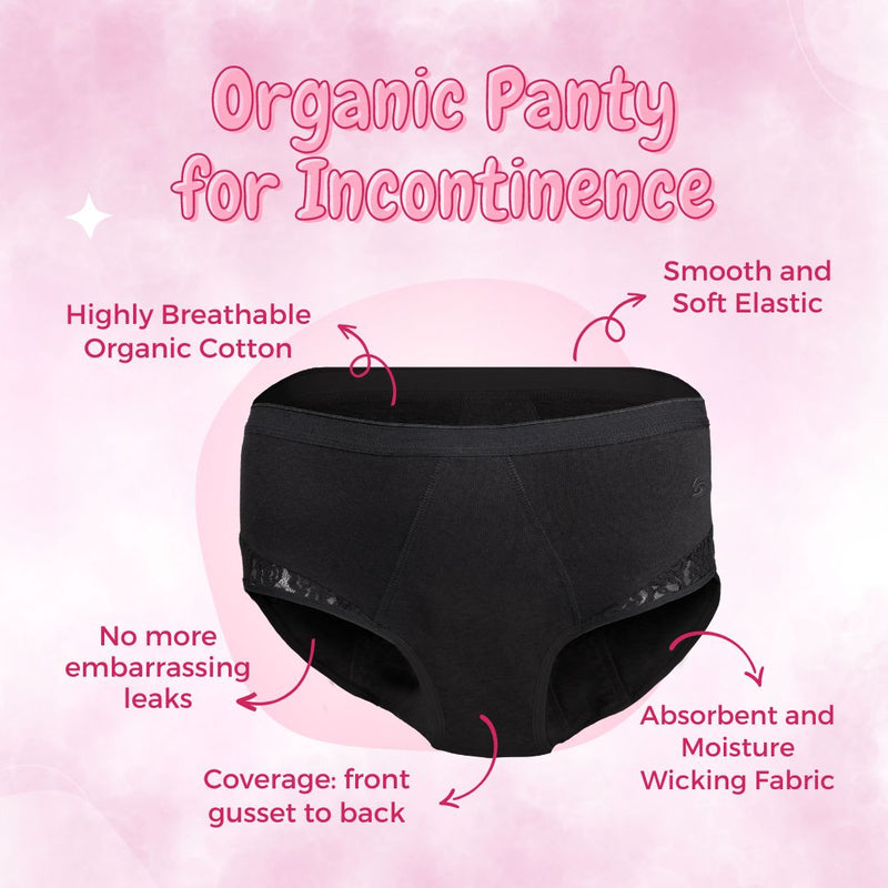 Organic Incontinence Underwear (Brief) (1pc)