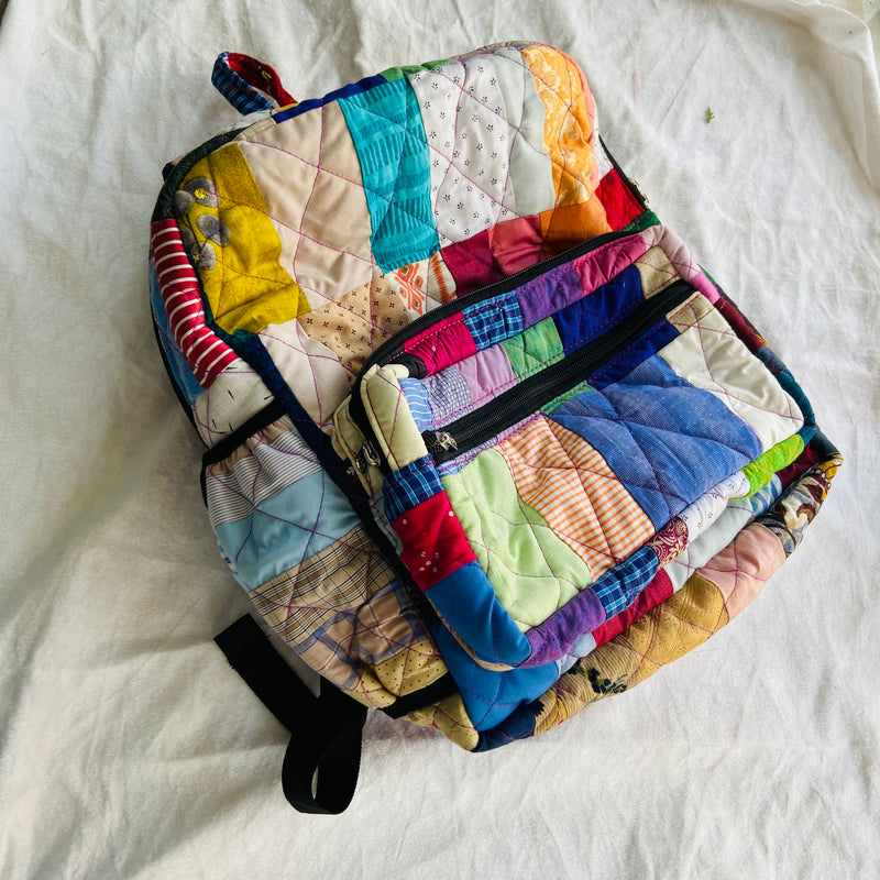 Backpack/ Day Bag from Fabric Blocks - Adults