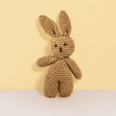 SriJeevanam Handcrafted Jute Unisex Natural Bunny Keychain