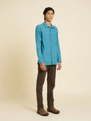 Patrah Khadi - Handwoven Serene Bondi Blue Handloom Shirt
