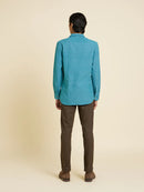 Patrah Khadi - Handwoven Serene Bondi Blue Handloom Shirt