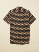 Patrah Block Black Elephant Printed Shirt