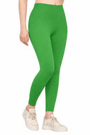 Yoga Pants High Waist Cotton Fabric Stretchable Gym Tights | Pack Of 1