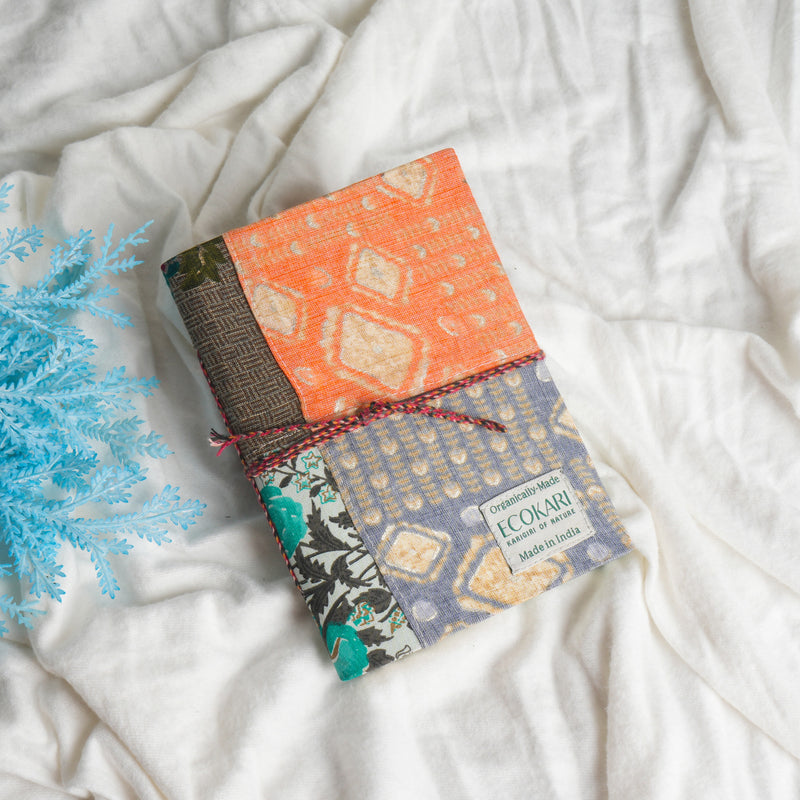 Handmade Paper Diary with Buttoned Closure | Soothing Prints