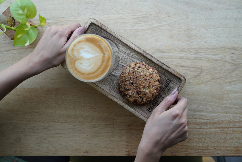 Hohmgrain Tray with Cup Holder