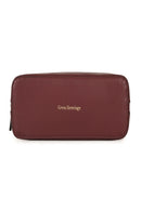 Green Hermitage Theia Vegan Leather Shoulder Bag (Red)