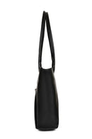 Green Hermitage Athena Vegan Leather Tote Bag (Black)