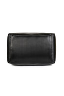 Green Hermitage Athena Vegan Leather Tote Bag (Black)