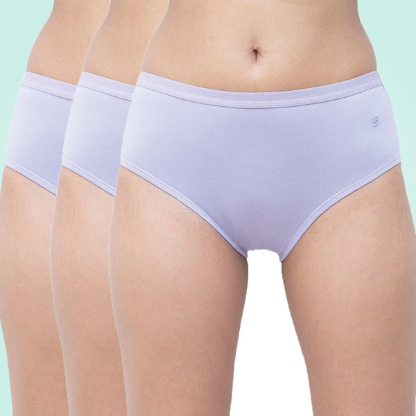 Organic Everyday Panty Lavender (Hipster) (3pc)