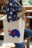 Shakti Kriti Organic Cotton Tote Bag | Women | Off White | Tote bag