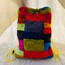 Quilted Drawstring Bag  Ropebag