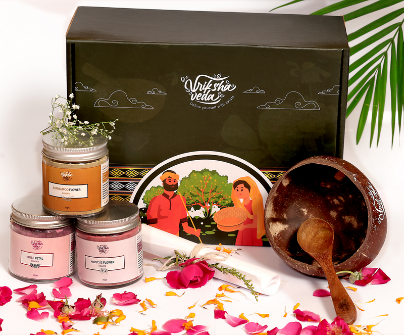 Vriksha Veda Floral Pampering - Gift Hamper