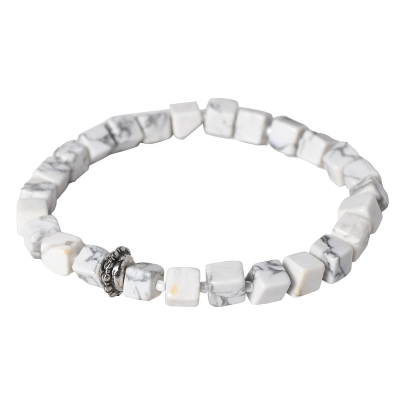 Nurture Wellness with our Howlite Healing Gemstone Bracelet - Unveiling Healing Benefits for Your Loved One