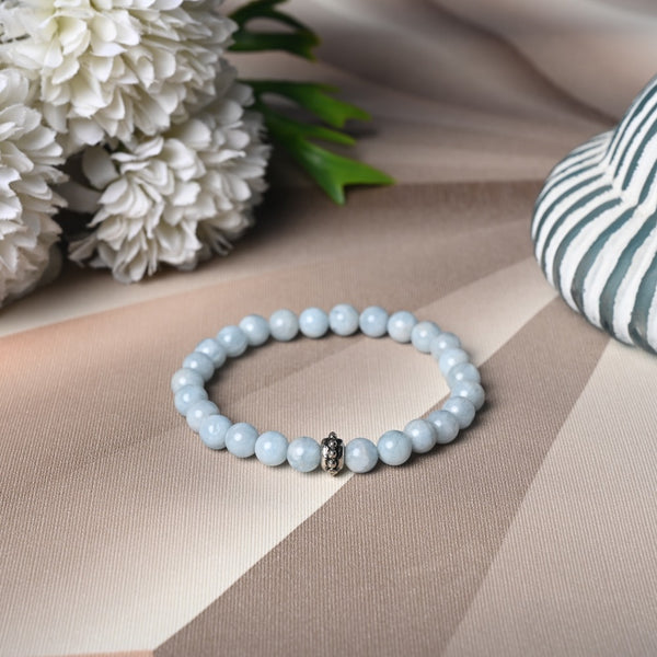 Radiate Calmness with our Aquamarine Healing Gemstone Bracelet - Unlock Healing Benefits for Your Loved One