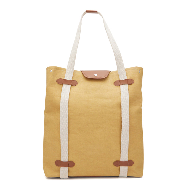 3-in-1 Yellow Canvas Convertible Bag