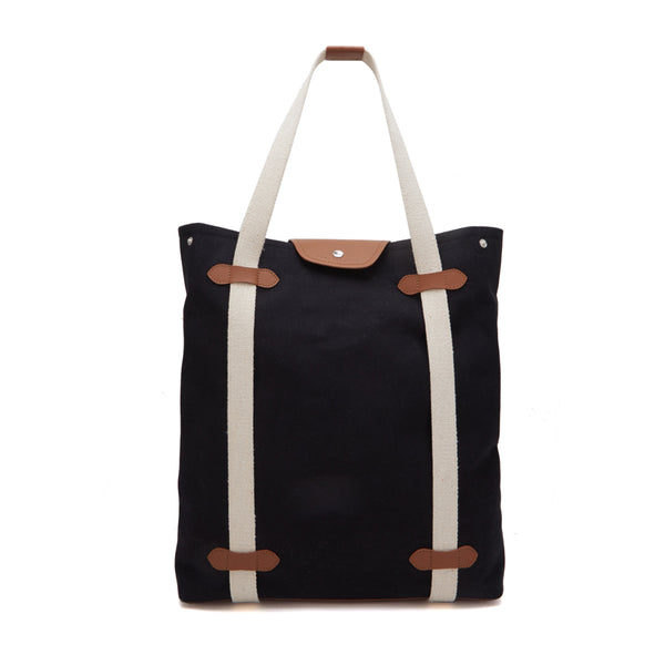3-in-1 Black Canvas Convertible Bag