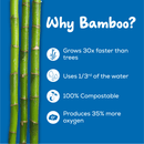 Bamboo Facial Tissues Blue (2 Ply | 100 Pulls)