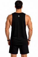 Bamboo Fabric Gen Z Gym Vest for Men |  Black