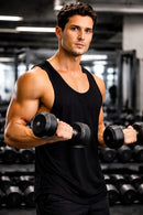 Bamboo Fabric Gen Z Gym Vest for Men |  Black