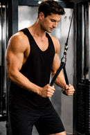 Bamboo Fabric Gen Z Gym Vest for Men |  Black