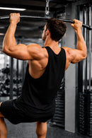 Bamboo Fabric Gen Z Gym Vest for Men |  Black