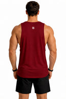 Bamboo Fabric Gen Z Gym Vest for Men |  Maroon