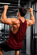 Bamboo Fabric Gen Z Gym Vest for Men |  Maroon