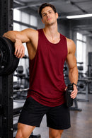 Bamboo Fabric Gen Z Gym Vest for Men |  Maroon
