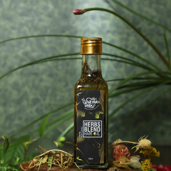 Vriksha Veda Brown Herbs Blend Hair Oil