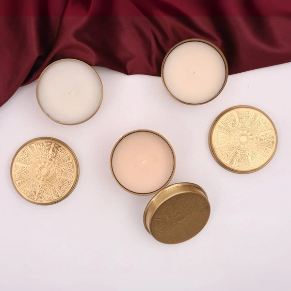 Pravaah Limited Edition Heritage Box – Handcrafted Brass Candle Gift Set
