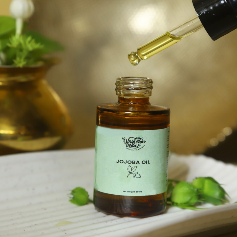 Vriksha Veda Golden Green Jojoba Face & Body Oil