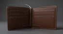 SriJeevanam Plant-Based Leather Men Brown Money Clip Wallet