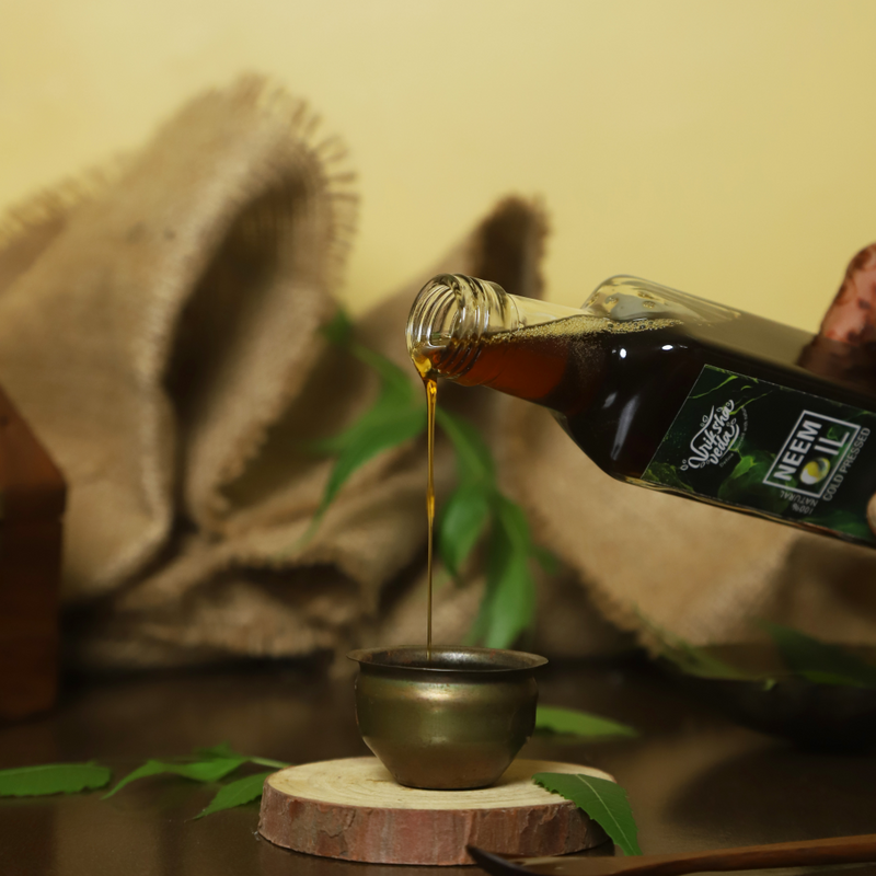 Vriksha Veda Dark Green Neem Oil - Hair Care