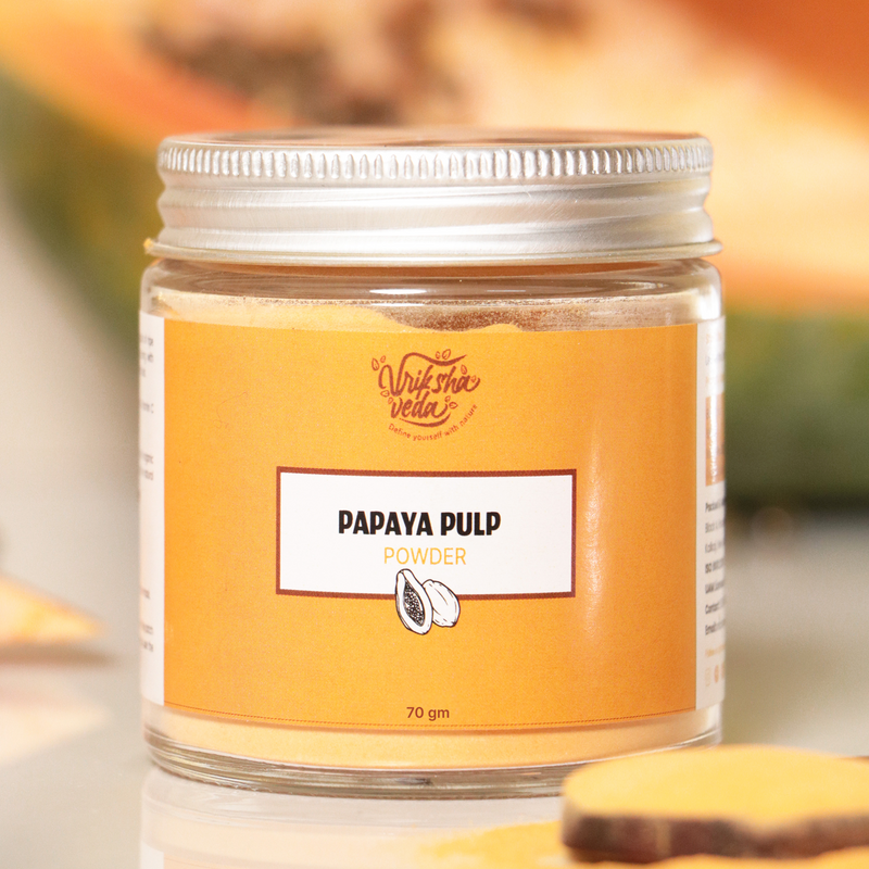 Papaya Pulp Powder for Skin & Hair I 70 gms