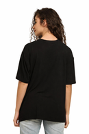 Women Black Oversized Bamboo T-Shirt – Soft, Breathable & Sustainable