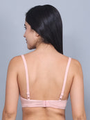 BAMBOO FABRIC FULL COVERAGE PADDED T-SHIRT BRA | BEIGE